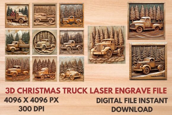 3D Christmas Truck Laser Engrave File: A Practical Guide for Creative Projects