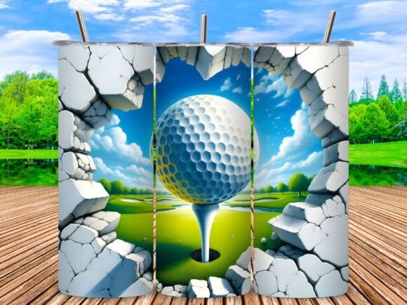 3D Golf Ball Designs for Golf Tumbler Wraps: A Creative Guide to Customization