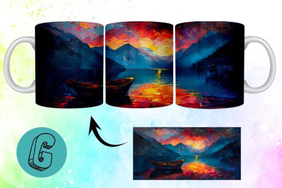 3D Oil Paint Lonely Boat Mug Wrap 10: A Strategic Tool for Creative and Professional Projects